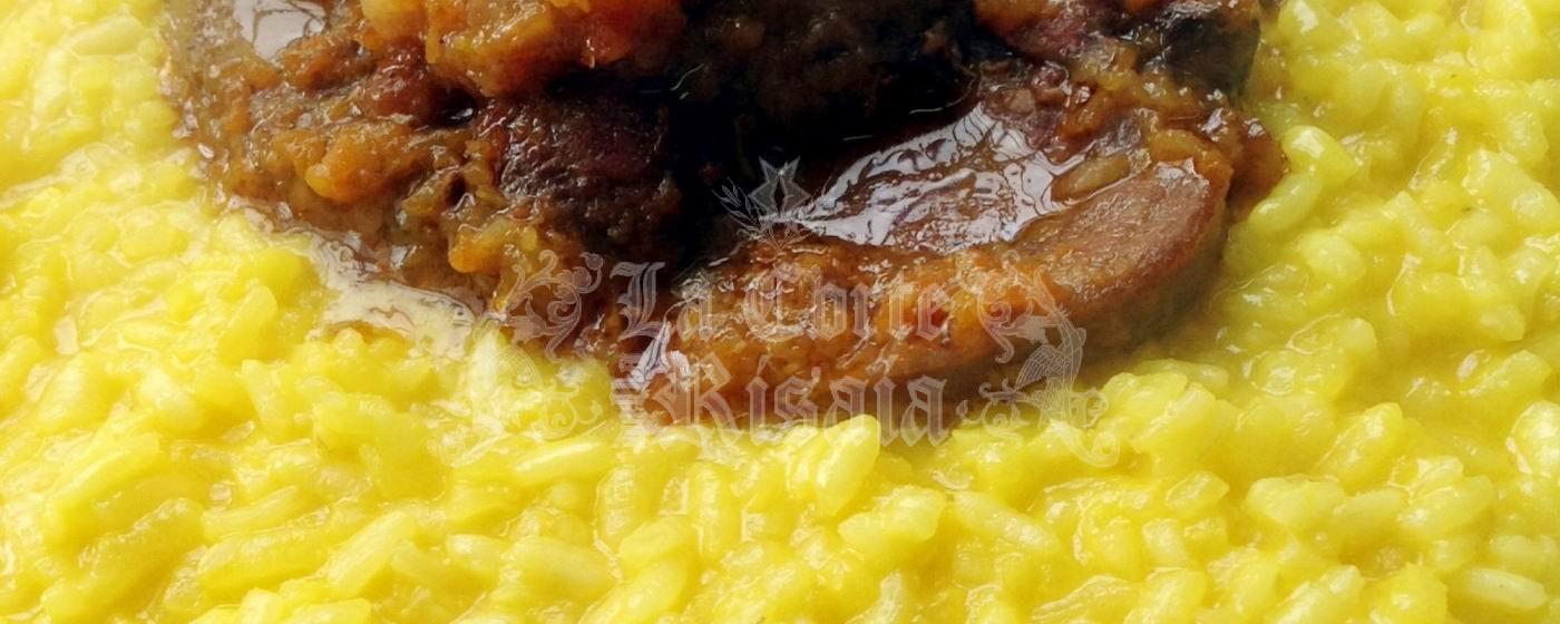 Risotto alla Milanese — con ossobuco